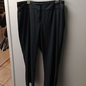 Grey curvy fit dress slacks