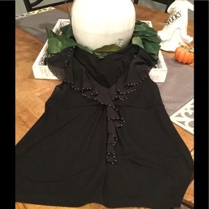 White House Black Market Ruffled Top