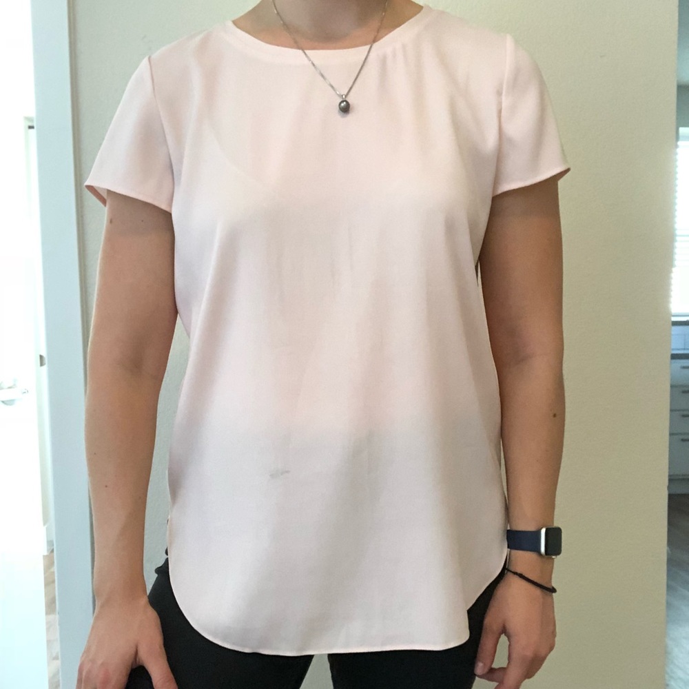 Pale pink women’s blouse