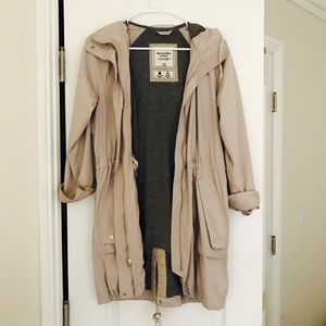 Abercrombie and Fitch water resistant anorak