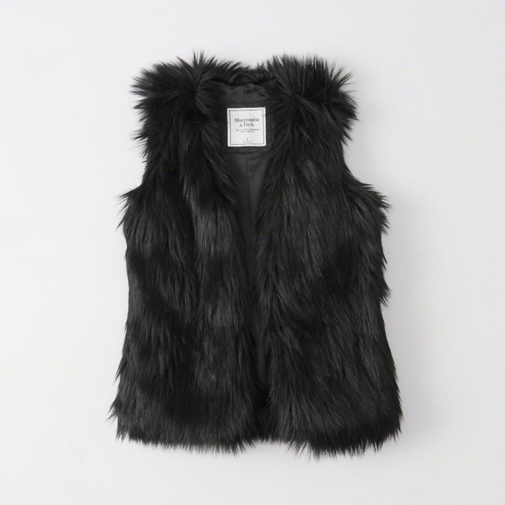 Abercrombie and Fitch Fur Vest