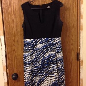 Ethan Tracy Blue/Black Dress