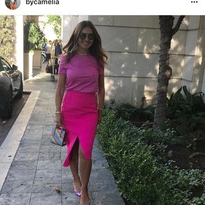 TopShop Asymmetical Faux Wrap Skirt