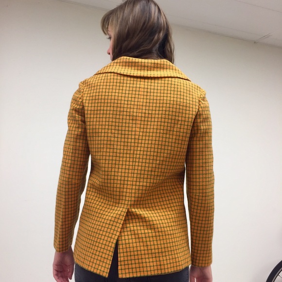 Unique Bright Orange Vintage Blazer - Picture 3 of 3