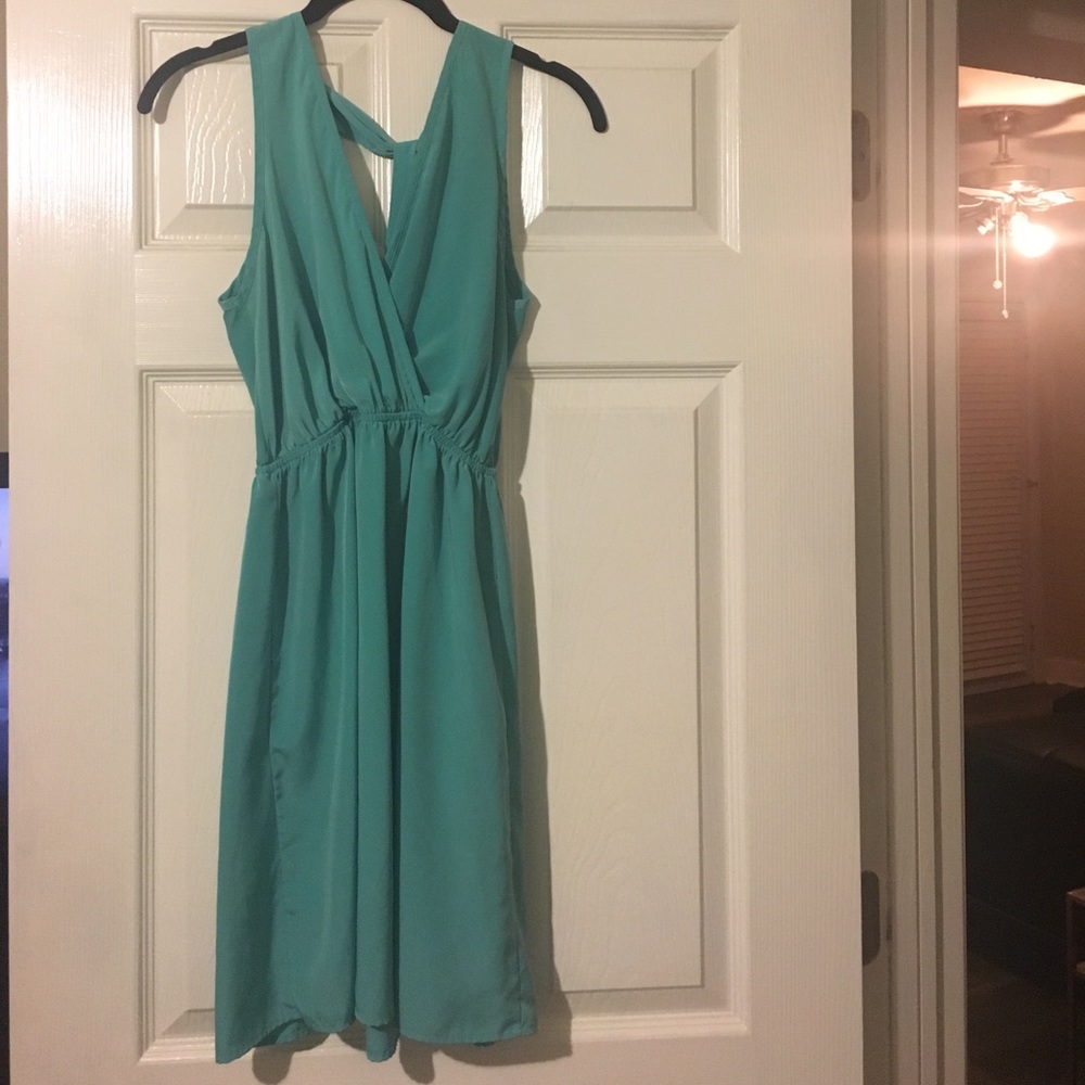 Turquoise dress