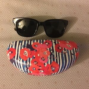 Floral eyeglass case w/ h&m sunglasses