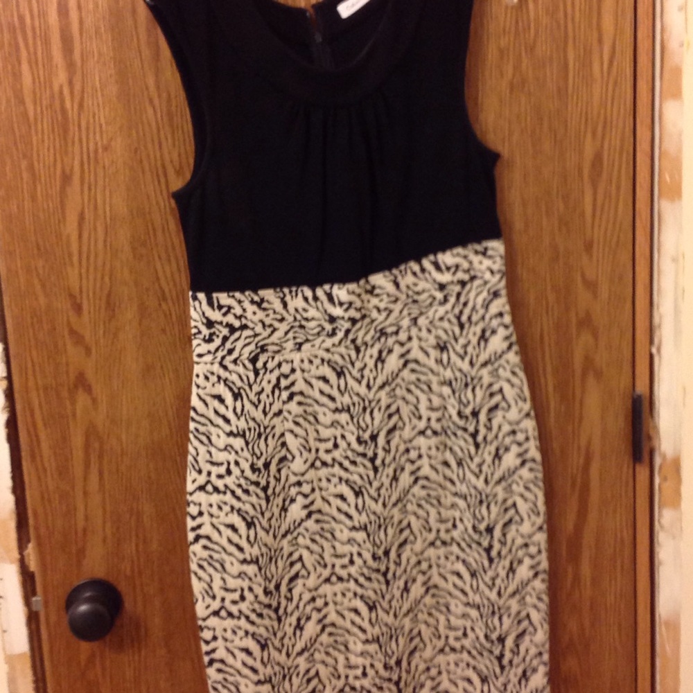 Calvin Klein Black/White Dress