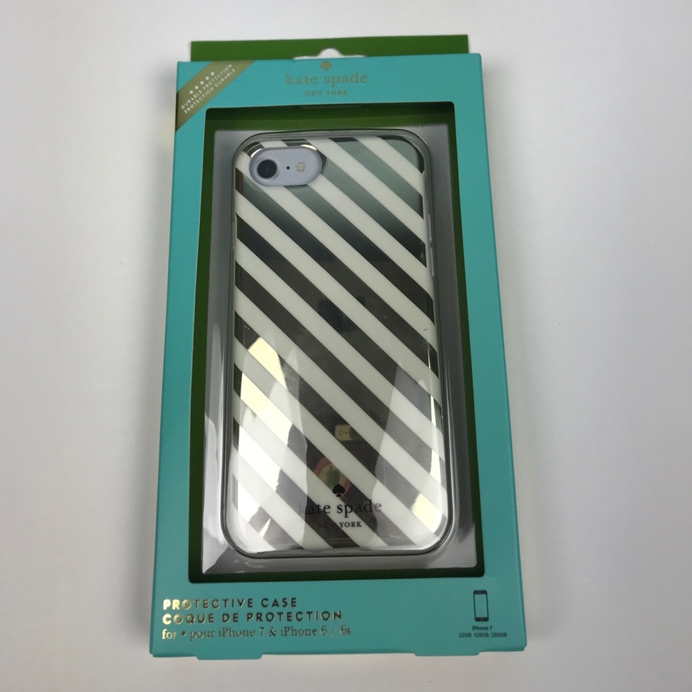 MUST GO NWT Kate Spade Gold Phone 7, 6, 6s Case