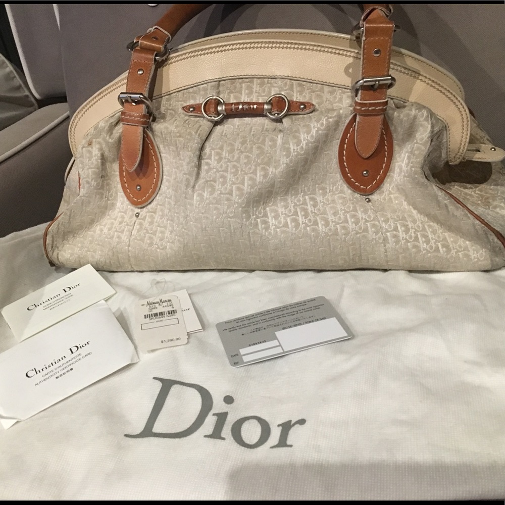 Vintage Christian Dior Frame Satchel bag