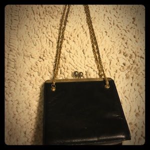 Chanel style long gold Chain shoulder purse 👜