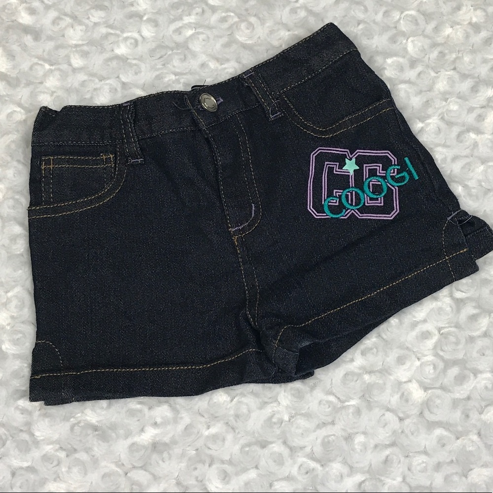 Coogi Girls 4T Embroidered Jean Shorts