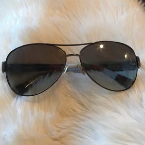 Black Coach Kristina Aviators