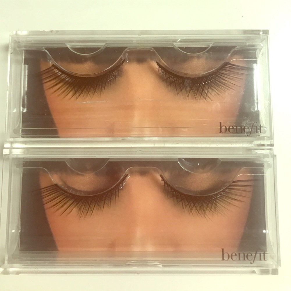 False Lashes by Benefit in glass case NWT