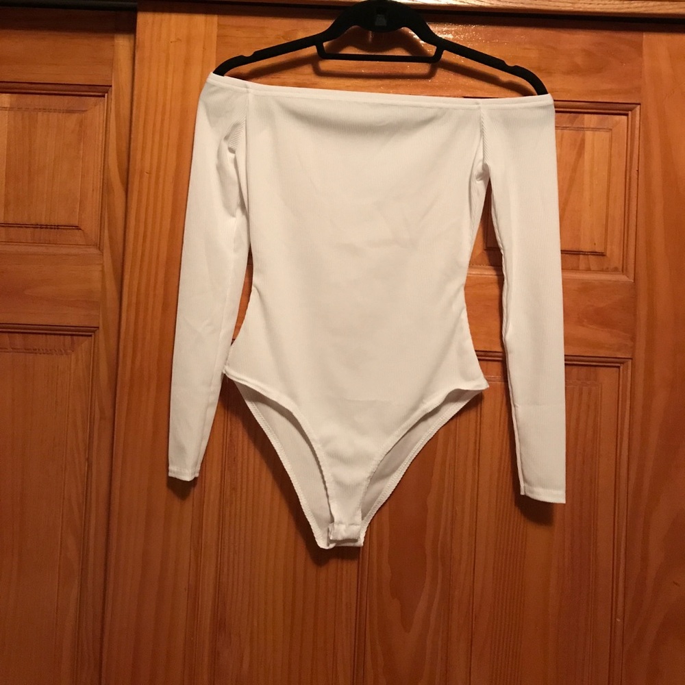 Off the shoulder bodysuit