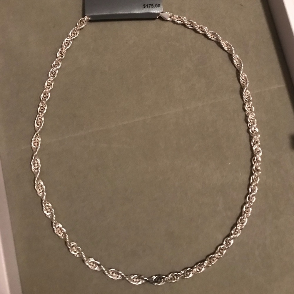 Silver Rope Necklace