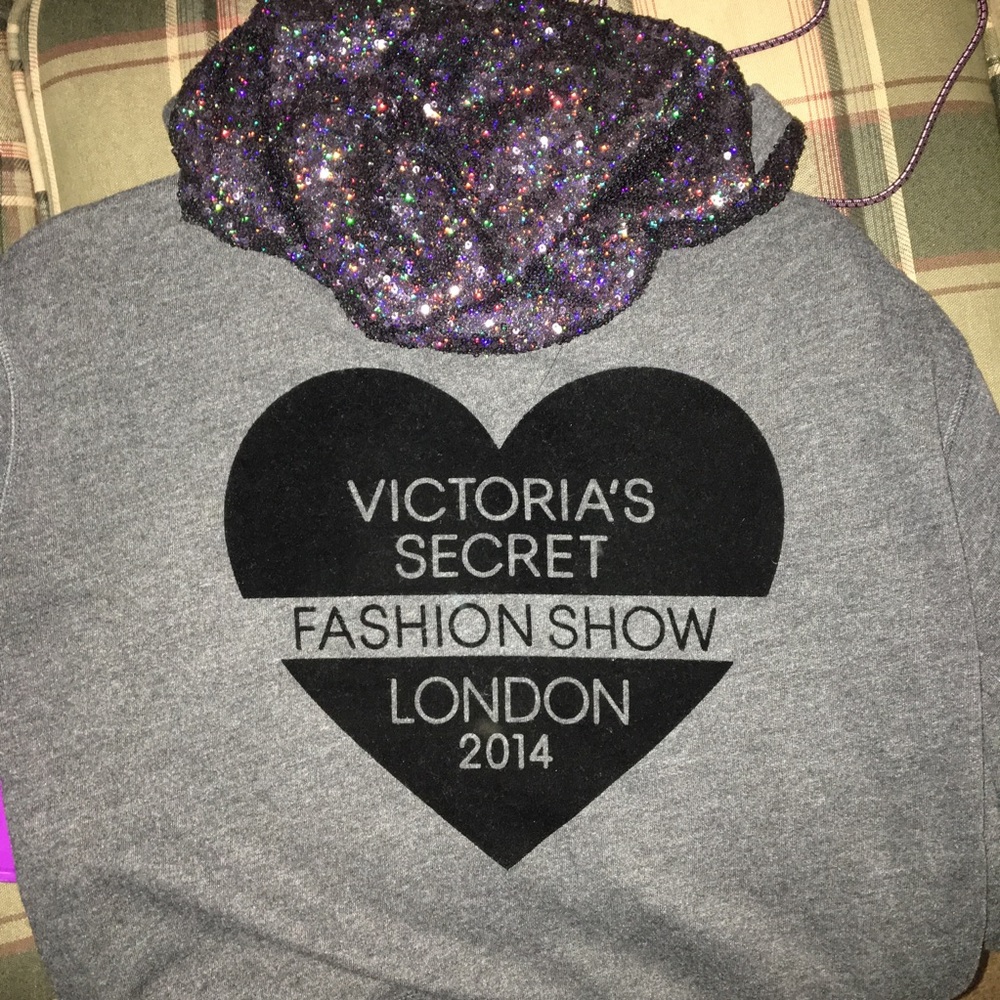 VS London Fashion Show Bling Hoodie