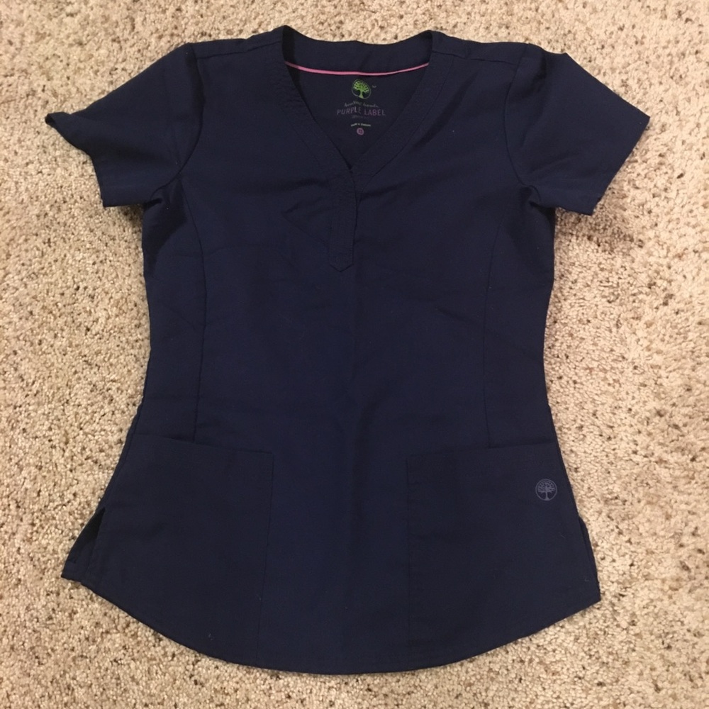 Purple Label Healing Hands Scrub top