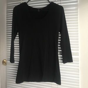 Scoop neck 3/4 sleeve