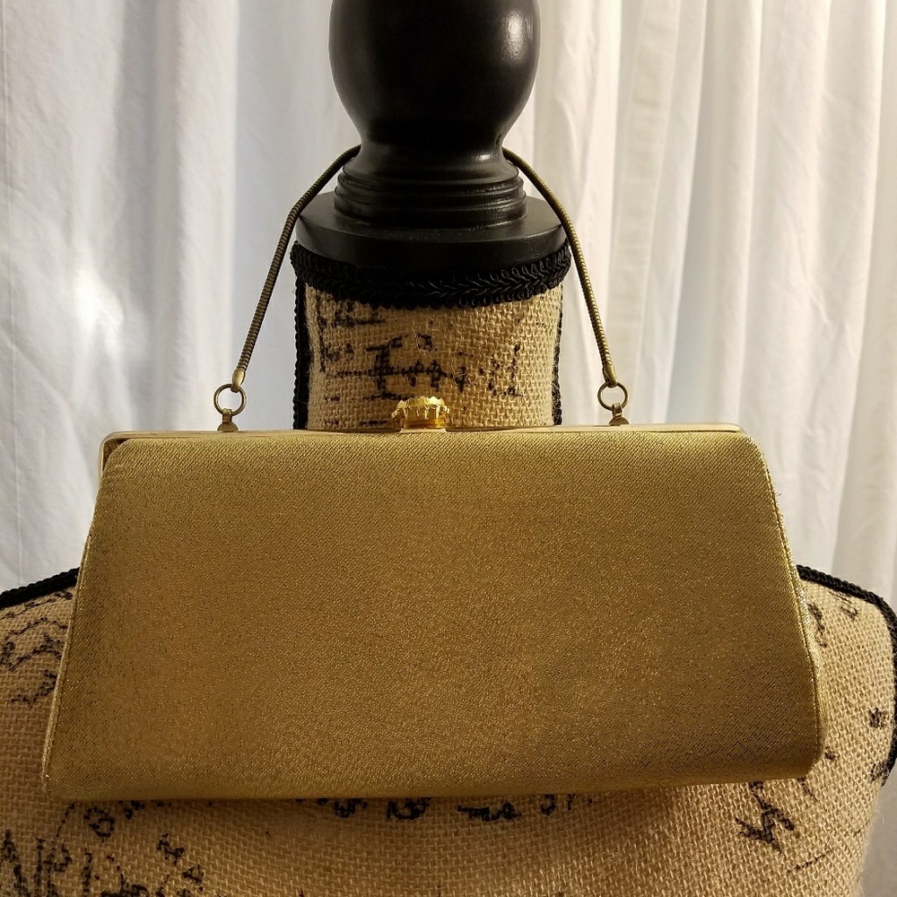 Vintage gold clutch