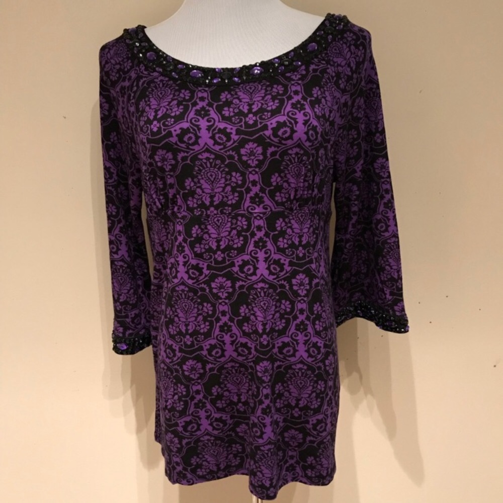 🆕 INC International Concepts Beaded Top
