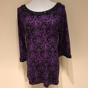 🆕 INC International Concepts Beaded Top