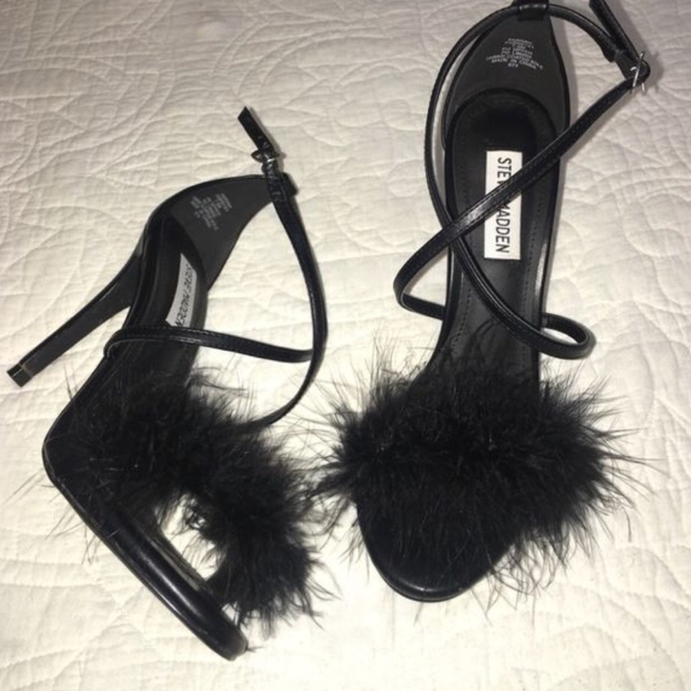 Steven madden black heels