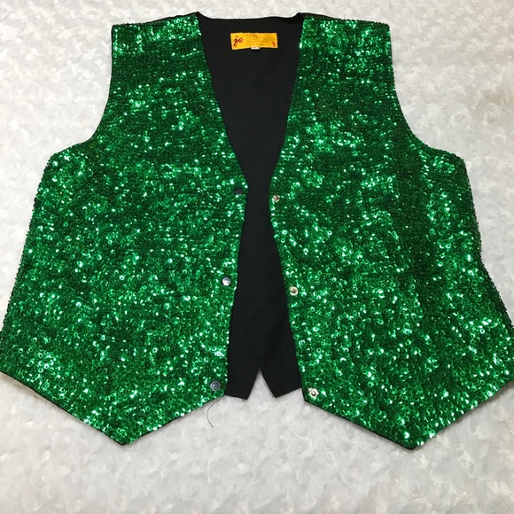 Jc 0 Usa Medium Opal Sequin Unisex Vest 