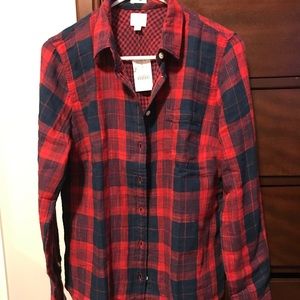 J. Crew NWT Plaid Flannel Shirt