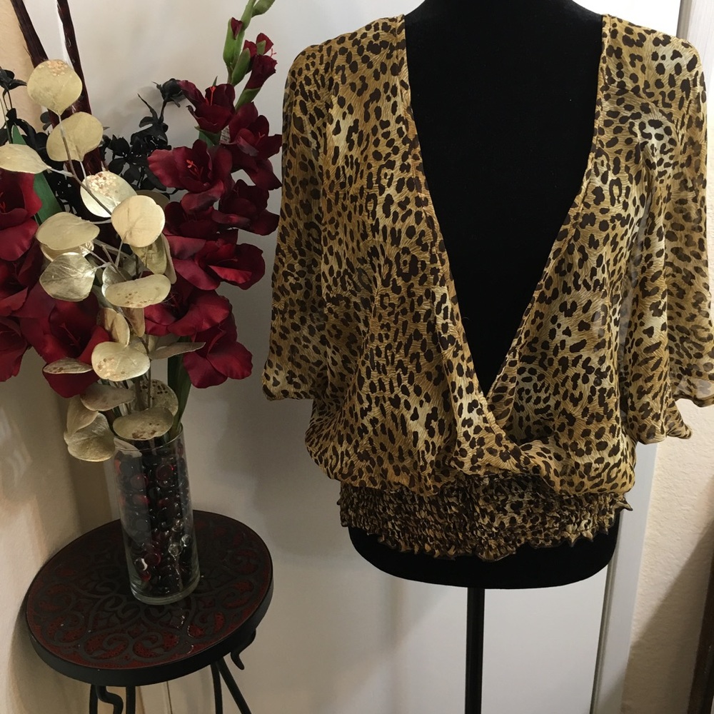 💜Sexy Leopard Print Blouse💜