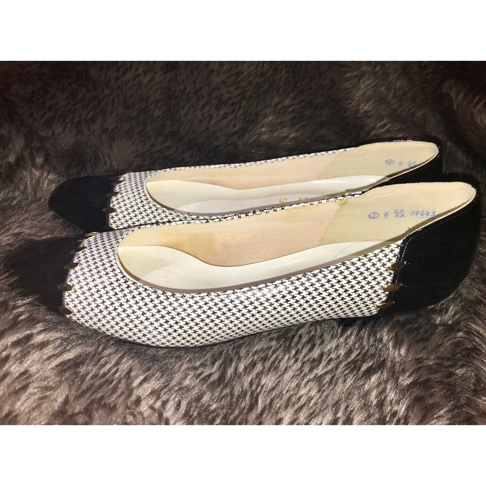 Selby Dress Houndstooth Pattern Shoes