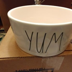 Rae Dunn "YUM"  large bowl