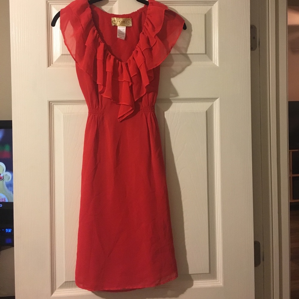 Bright Coral Francesca's Collection dress
