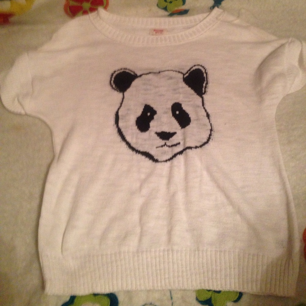 Extra Small Cute Comfy Panda Sweater
