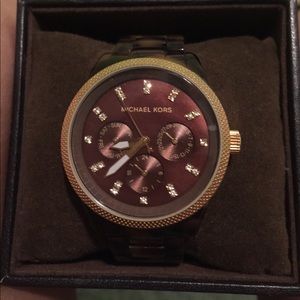 Michael Kors tortoise shell women’s watch