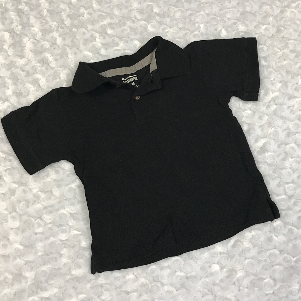 Boys Classic Black Polo size 18 months