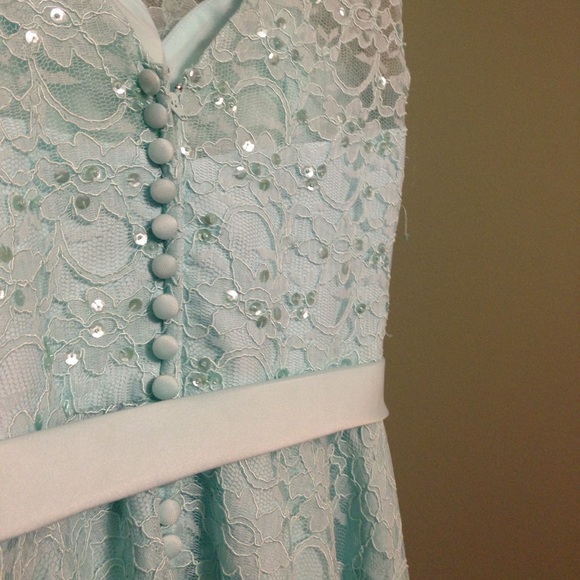 Mint Bridesmaid Dress - Picture 3 of 4