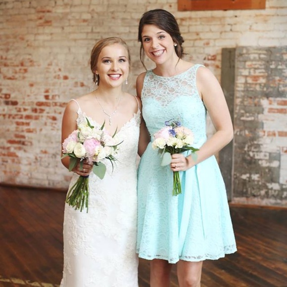 Mint Bridesmaid Dress - Picture 4 of 4