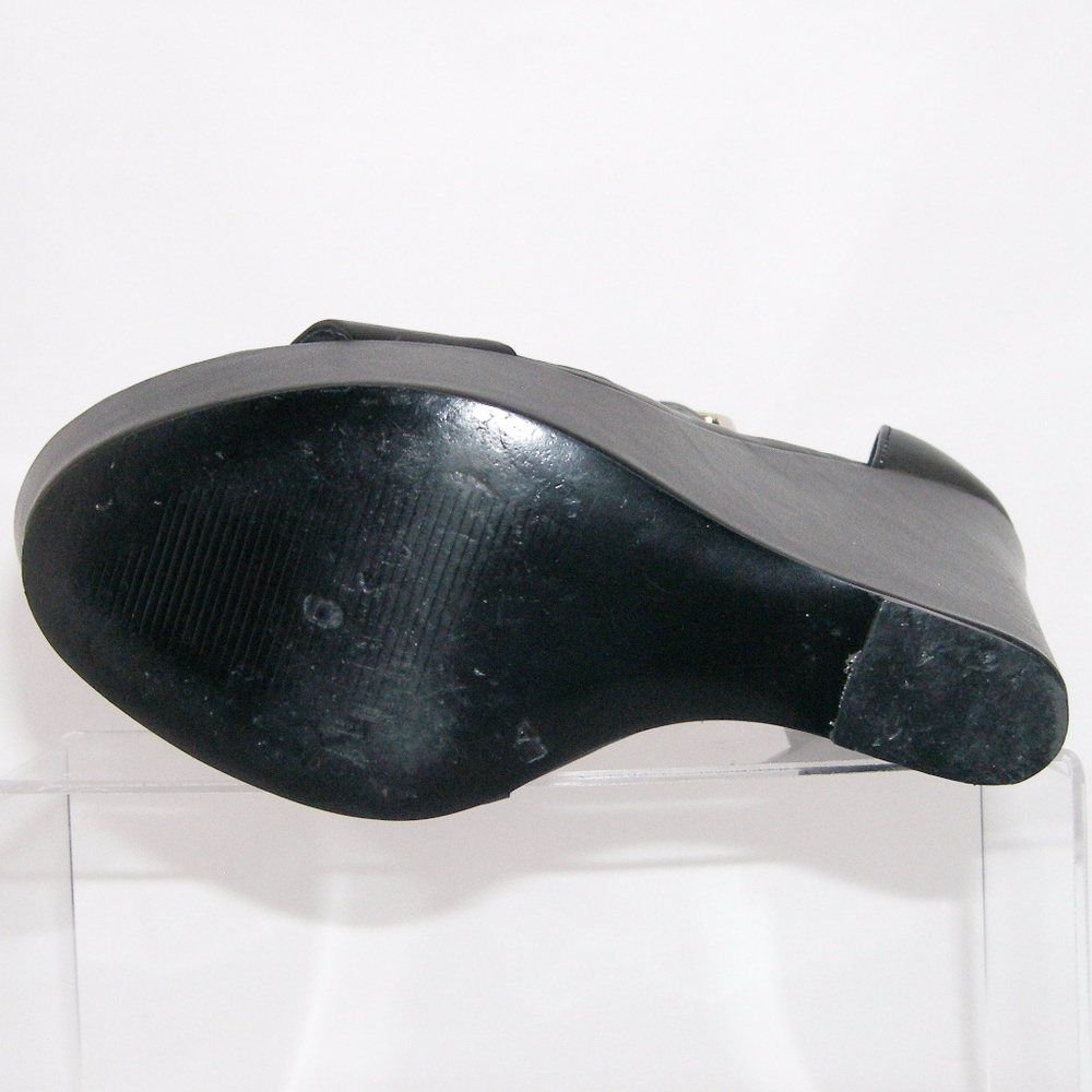 Steve Madden Xplicit bucklestrap platform wedge 8M - Picture 3 of 8