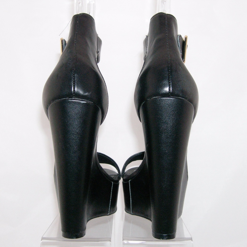 Steve Madden Xplicit bucklestrap platform wedge 8M - Picture 5 of 8