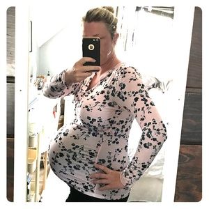 Maternity long sleeve tee