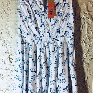 Tory Burch Sleeveless Tally Cotton Dress