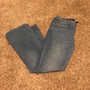 Size 12S Skinny Flare WHBM Jeans