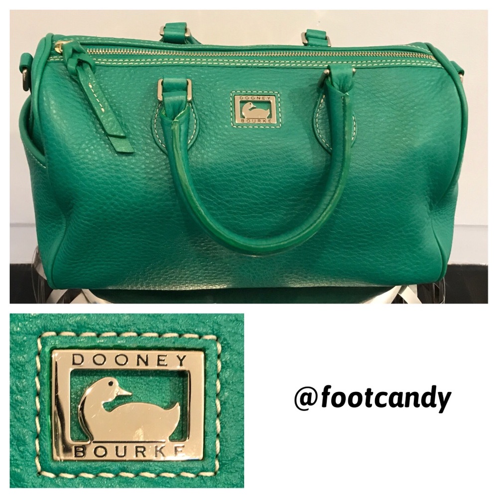 | nwt | Green Leather Dooney & Bourke Handbag