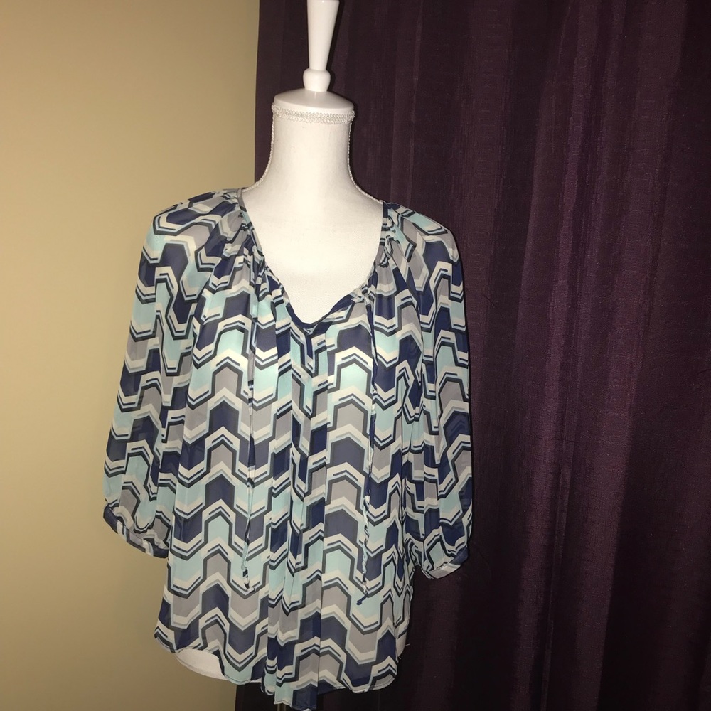 Sheer Blouse from By & By (JCPenney)