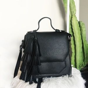 Black tassel mini crossbody bag Black tassel mini crossbody bag