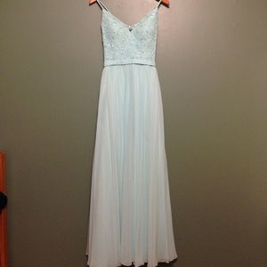 Mint Maxi Bridesmaid Dress