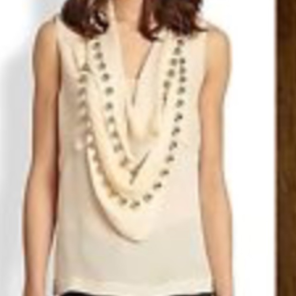 Diane Von Furstenberg Amya Solid Sesse Sesame Seed