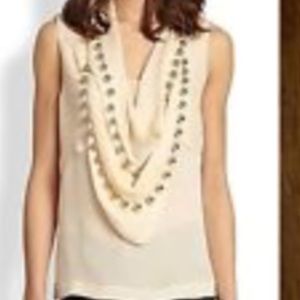 Diane Von Furstenberg Amya Solid Sesse Sesame Seed