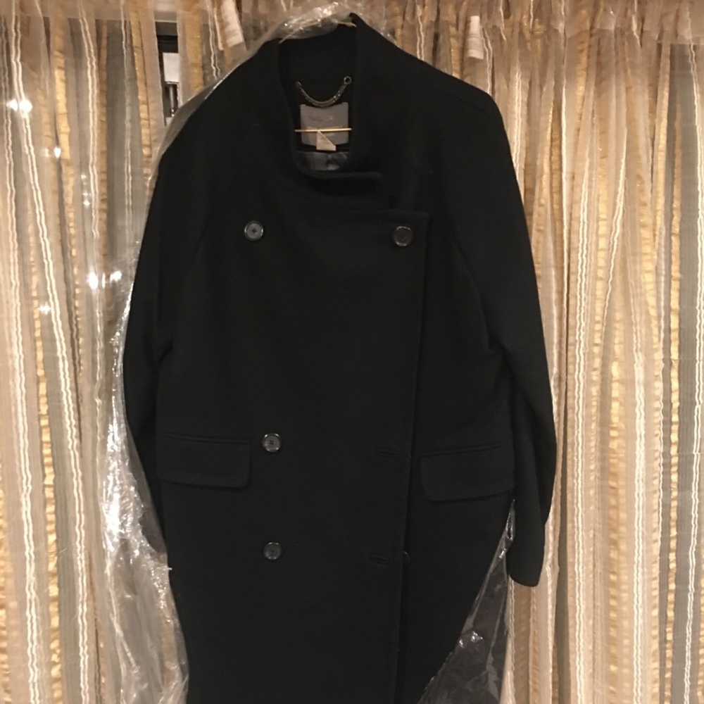J crew stadium cocoon wool coat