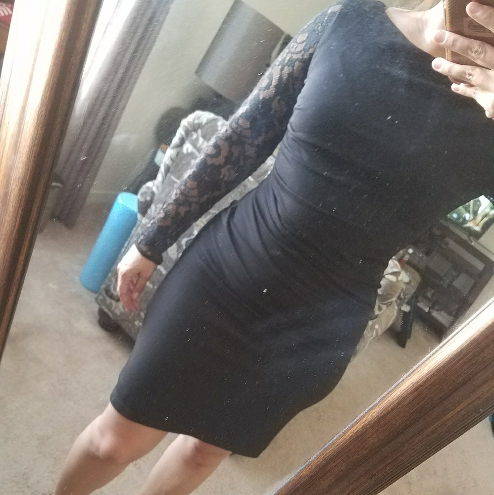 Sz6 Black Dress Donna Rico